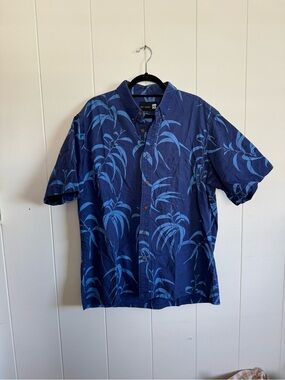 Sig Zane XL Blue Aloha Shirt
